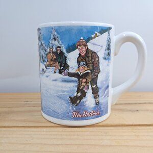 Tim Hortons Limited Edition Mug Skating Pond Collector Series 003 Made England